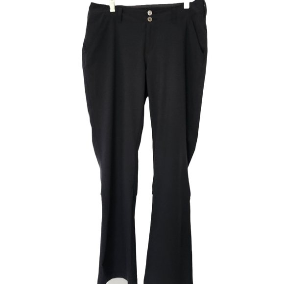 Columbia Roll Up Omni Shield Black Hiking Pants Size 10 - Picture 1 of 10